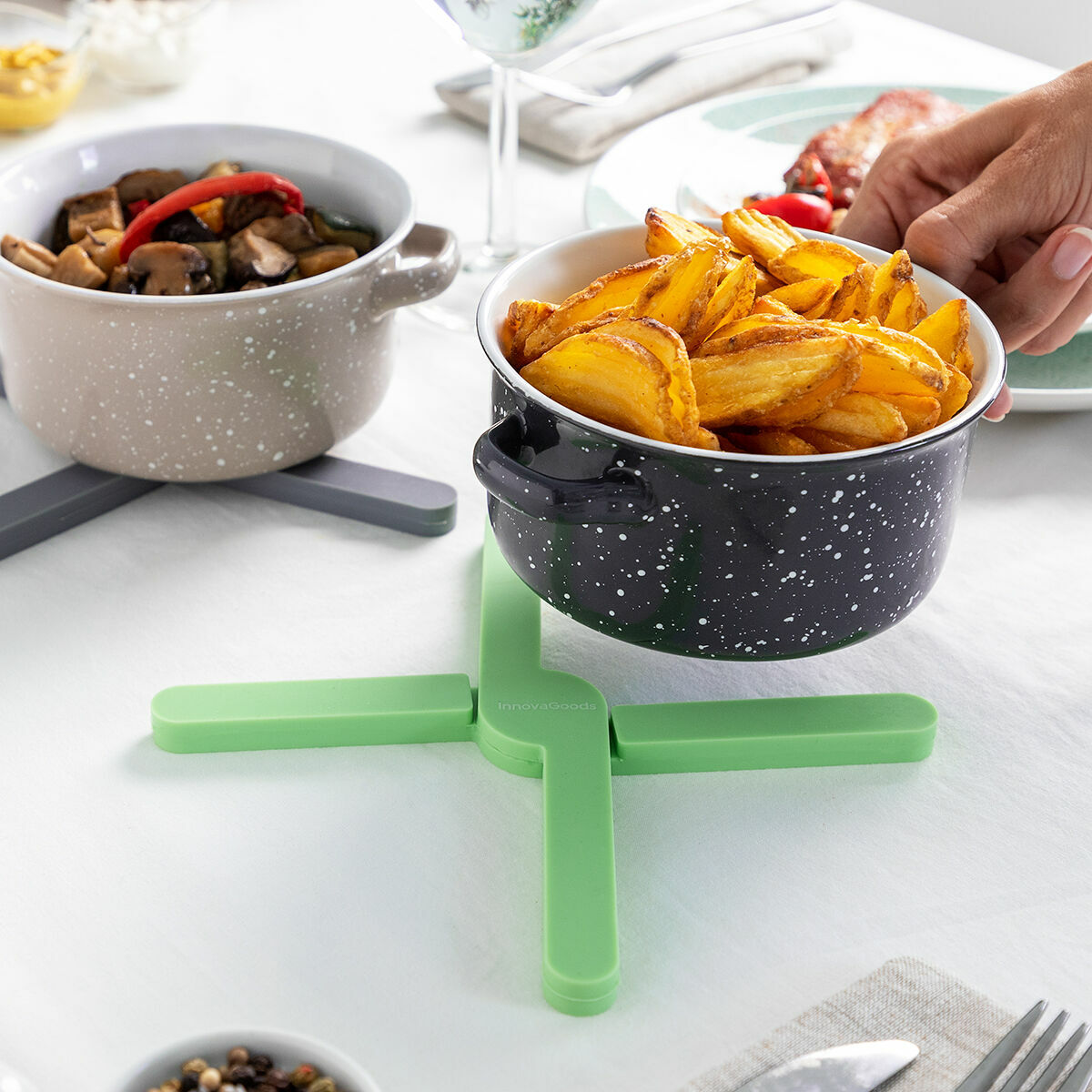 Dessous-de-plat Individuels Pliables en Silicone Folvet (2 Unités)