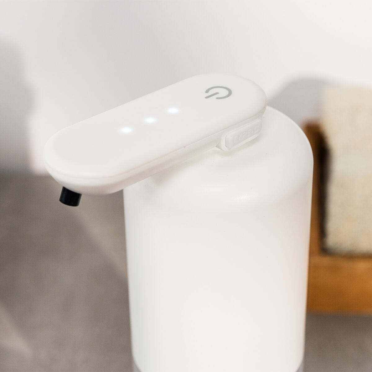 Distributeur de Savon Automatique Sans Contact — Rechargeable USB-C, 350 ml