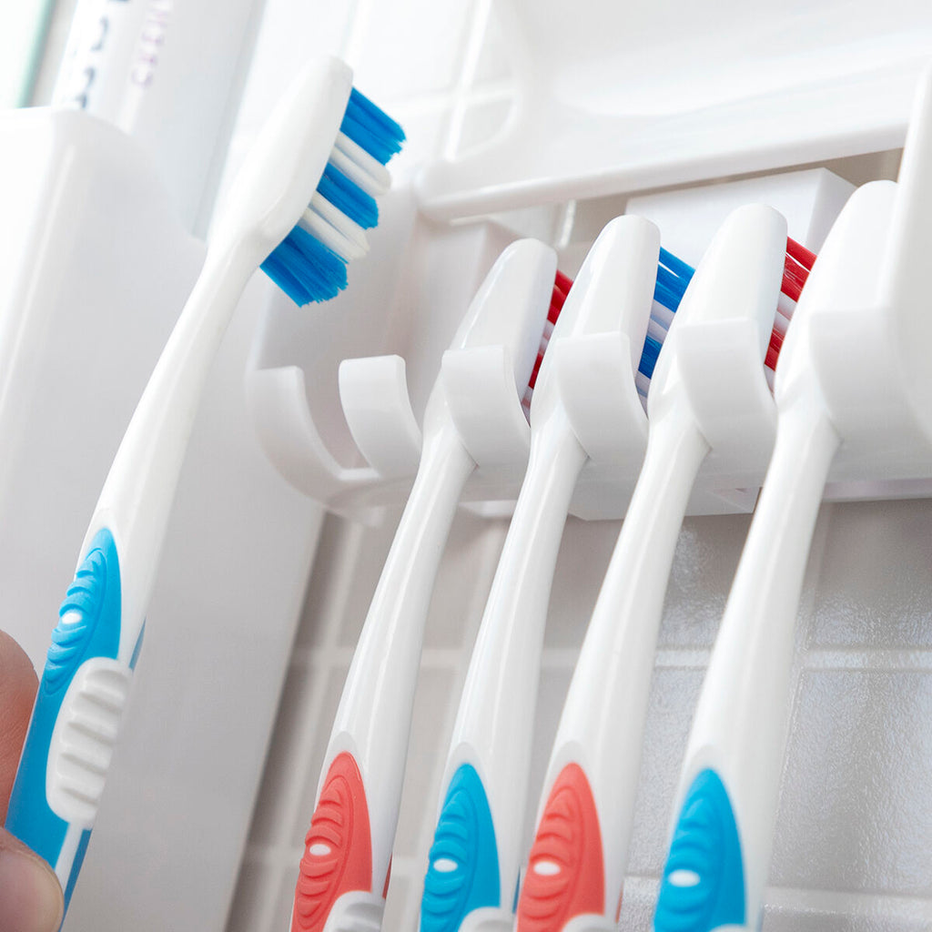 Distributeur de Dentifrice avec Porte-Brosse à Dents Diseeth