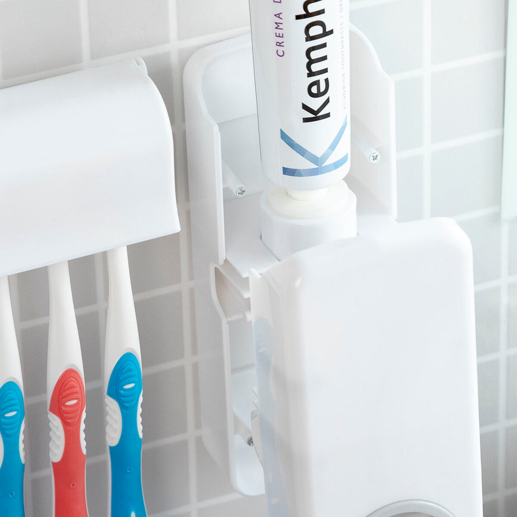 Distributeur de Dentifrice avec Porte-Brosse à Dents Diseeth