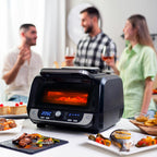 Friteuse à Air avec Gril, Accessoires et Livre de Recettes Fryinn 12-en-1