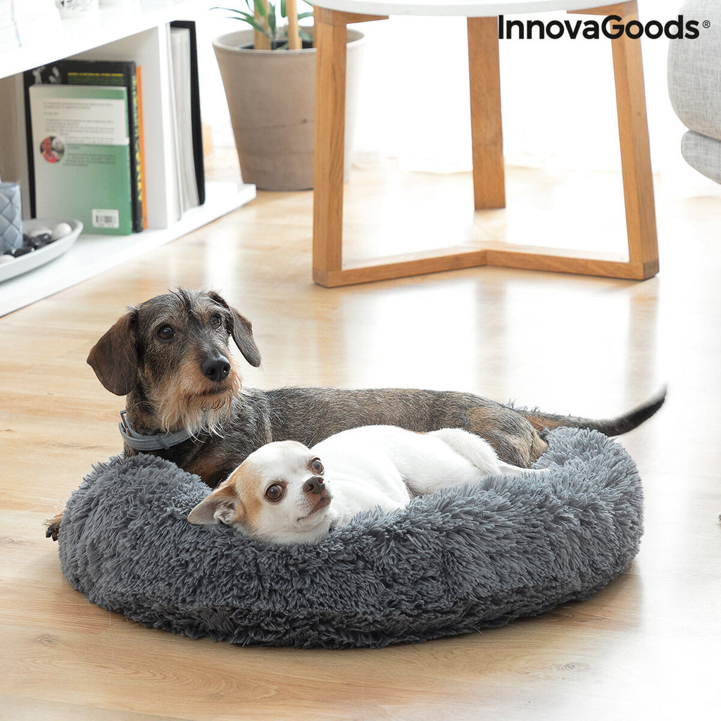 Lit Apaisant Anti-Stress pour Chien & Chat — Ultra-Doux, Ø 60 cm