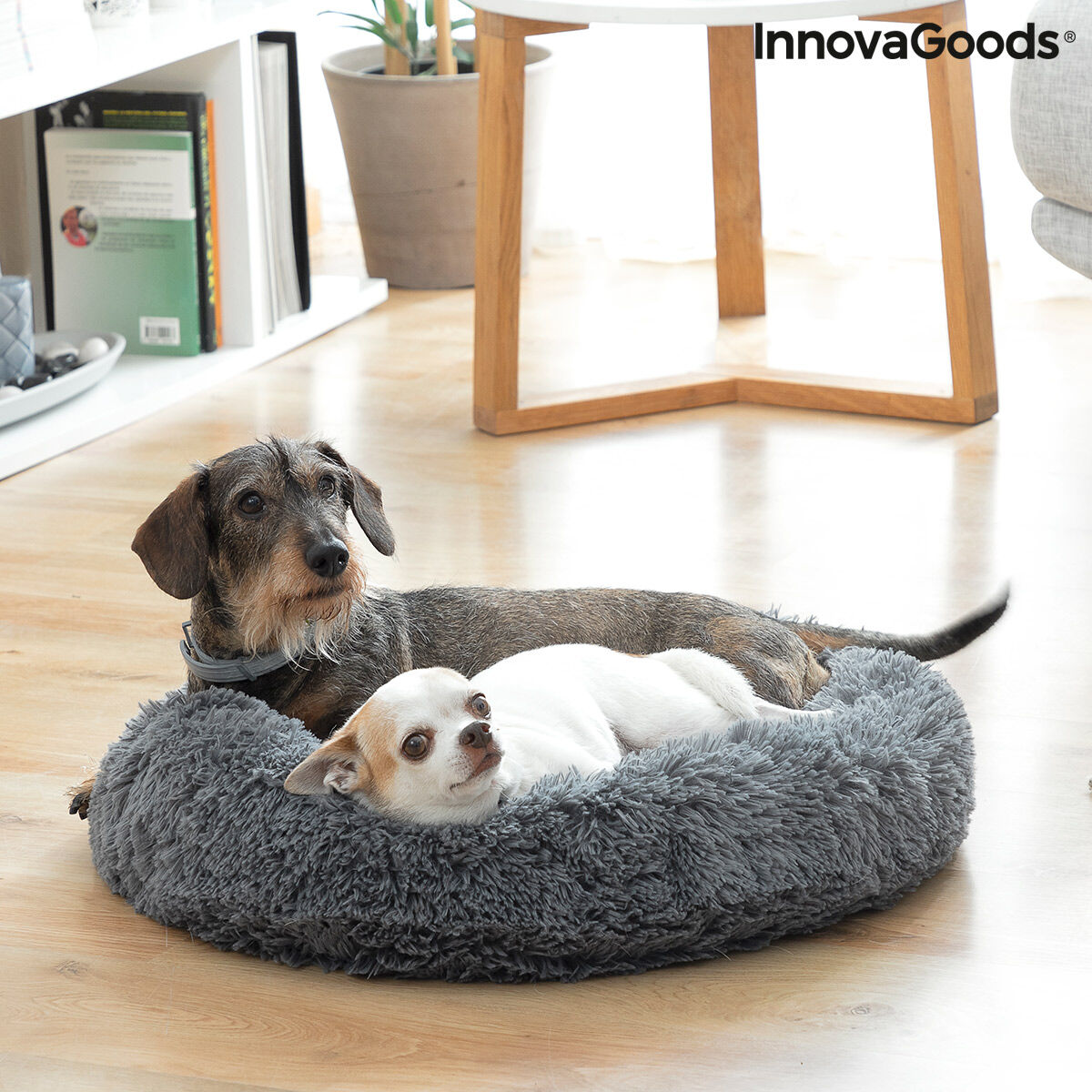 Lit Apaisant Anti-Stress pour Chien & Chat — Ultra-Doux, Ø 60 cm