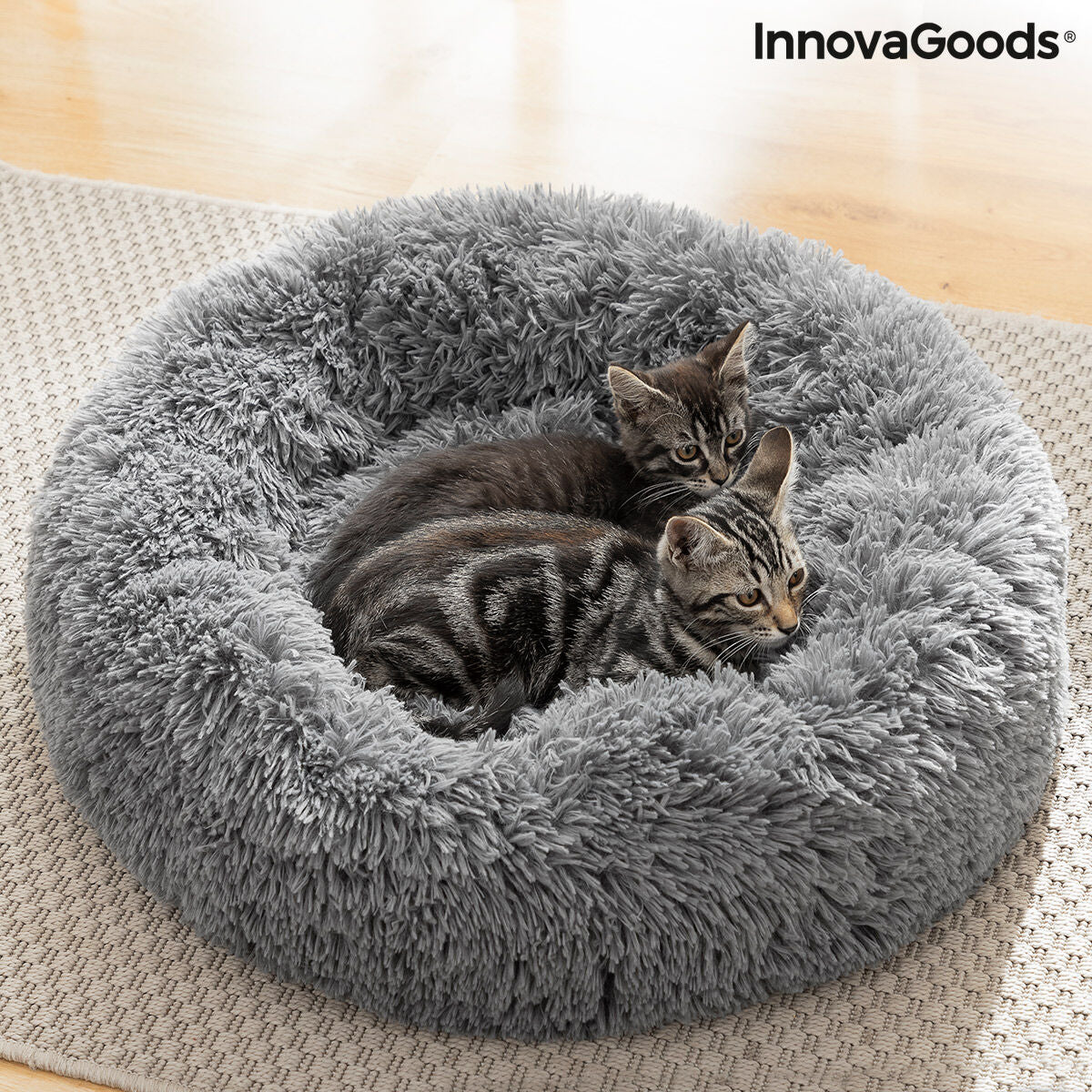 Lit Apaisant Anti-Stress pour Chien & Chat — Ultra-Doux, Ø 60 cm