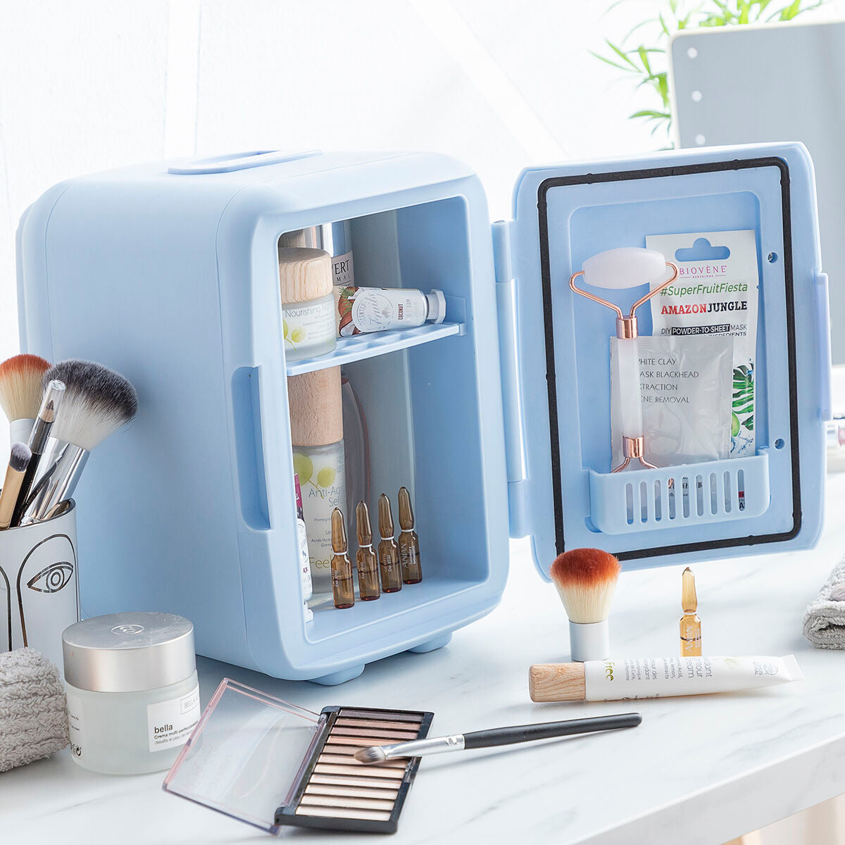 Mini Réfrigérateur à Cosmétiques Chaud et Froid 4 L
