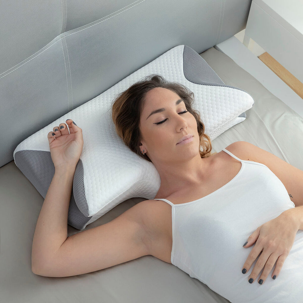 Oreiller Ergonomique Viscoélastique Soutien des Cervicales Conforti