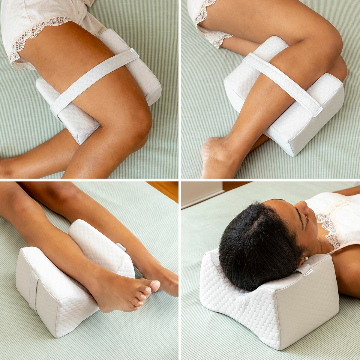 Oreiller pour les Jambes avec Sangle de Soutien Lerellow