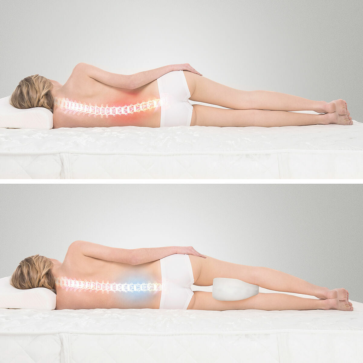 Oreiller pour les Jambes avec Sangle de Soutien Lerellow
