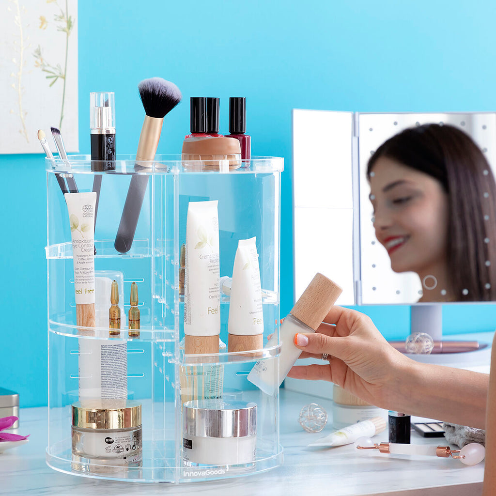 Organiseur de Maquillage Rotatif Rolkup