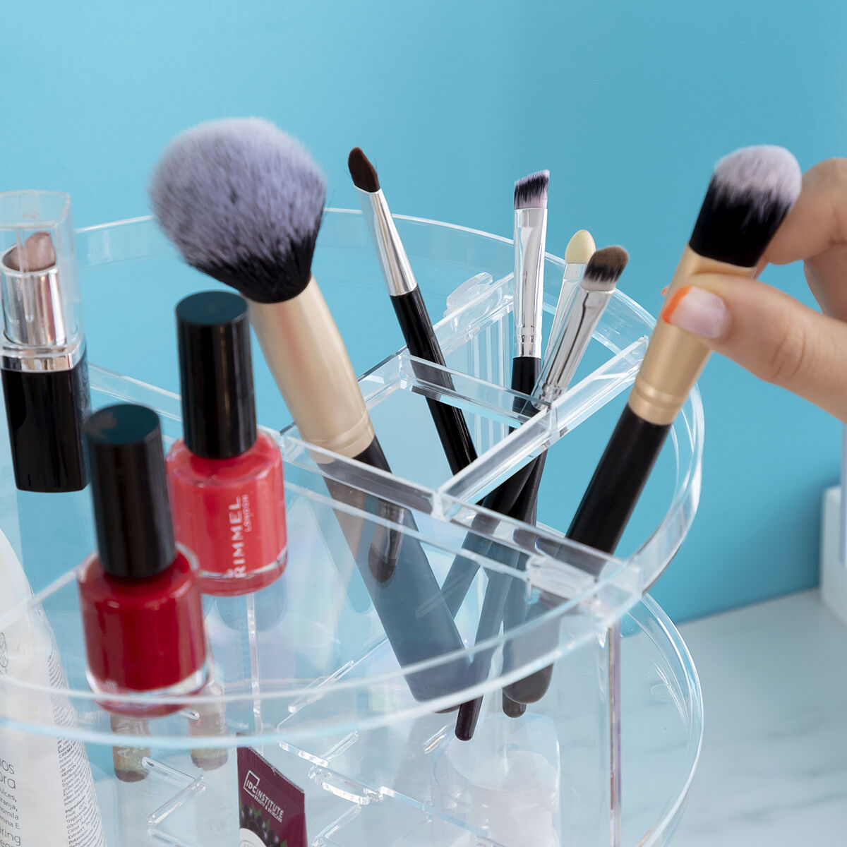 Organiseur de Maquillage Rotatif Rolkup