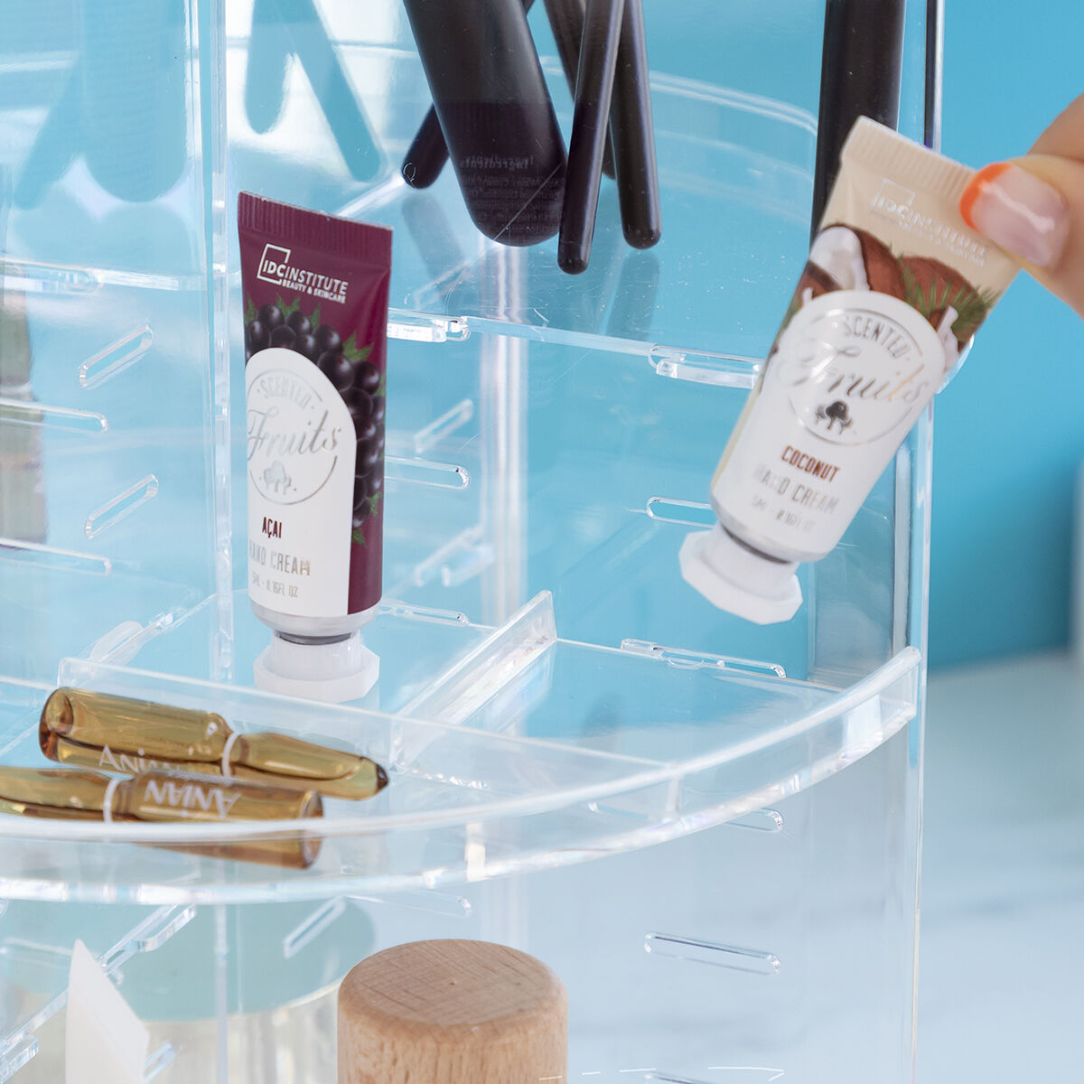 Organiseur de Maquillage Rotatif Rolkup