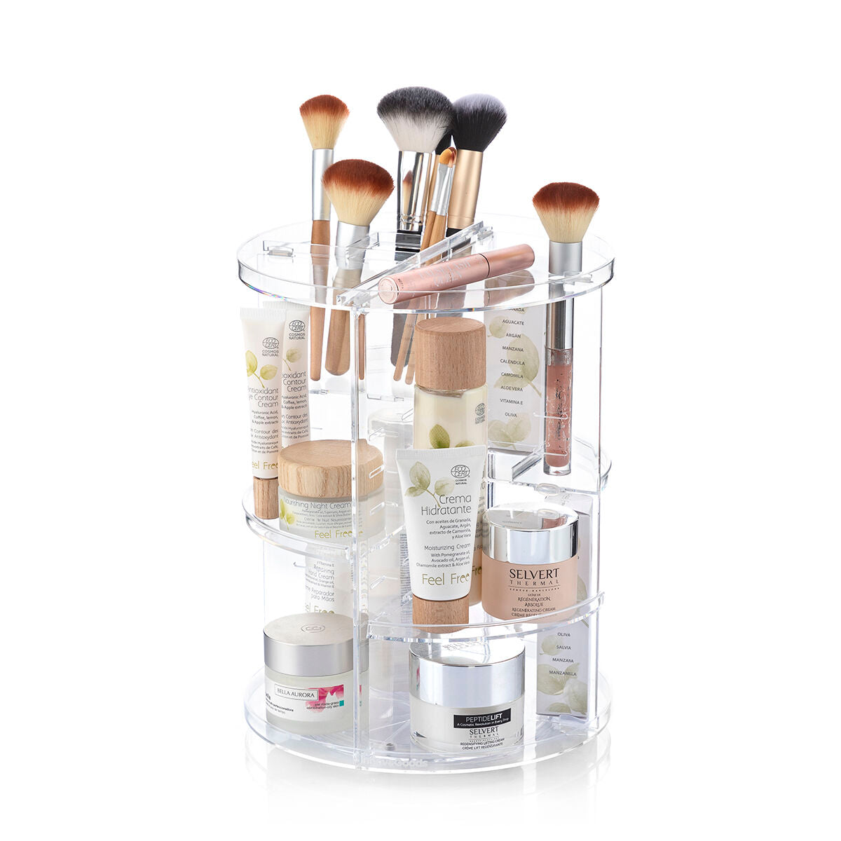 Organiseur de Maquillage Rotatif Rolkup