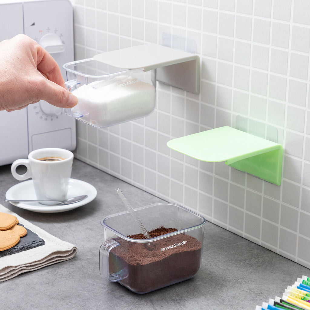 Récipients de Cuisine Adhésifs Amovibles Handstore - 2 Unités