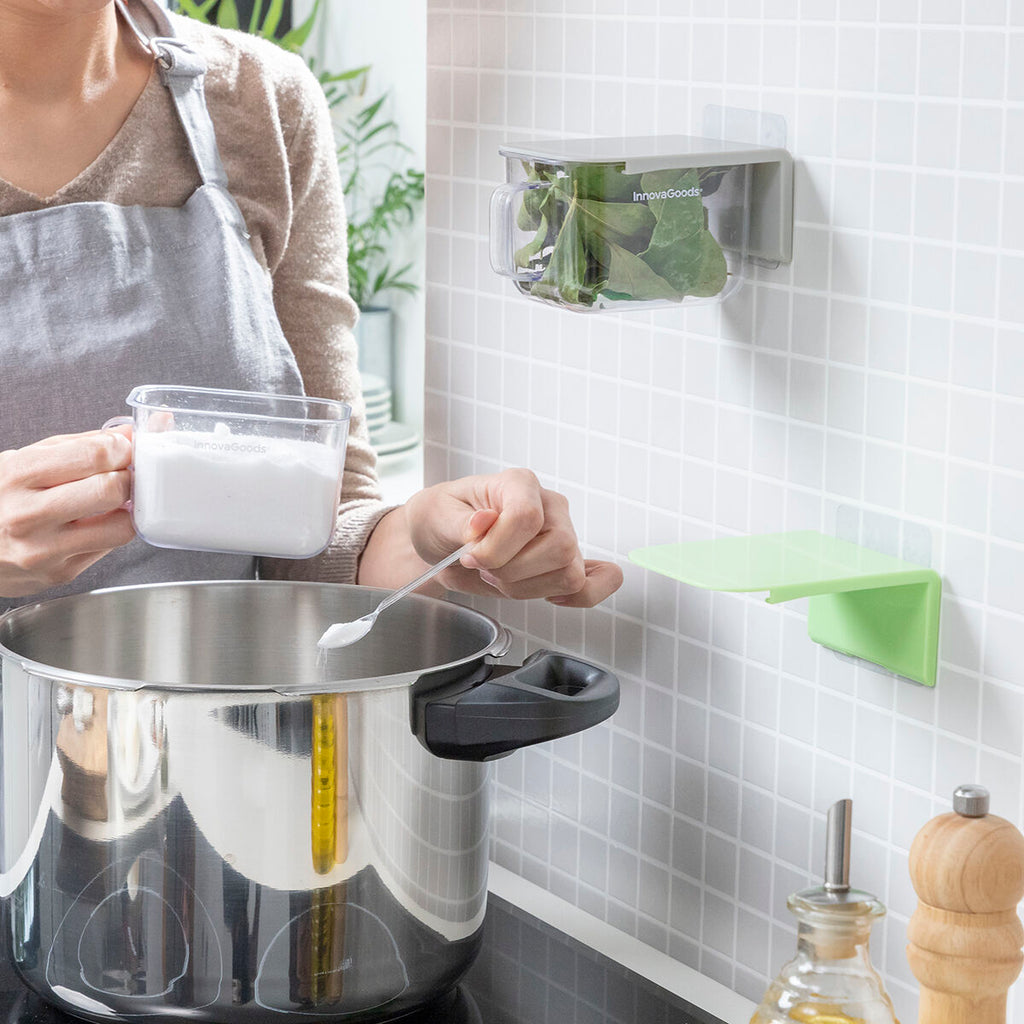 Récipients de Cuisine Adhésifs Amovibles Handstore - 2 Unités