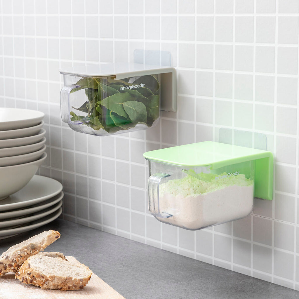 Récipients de Cuisine Adhésifs Amovibles Handstore - 2 Unités