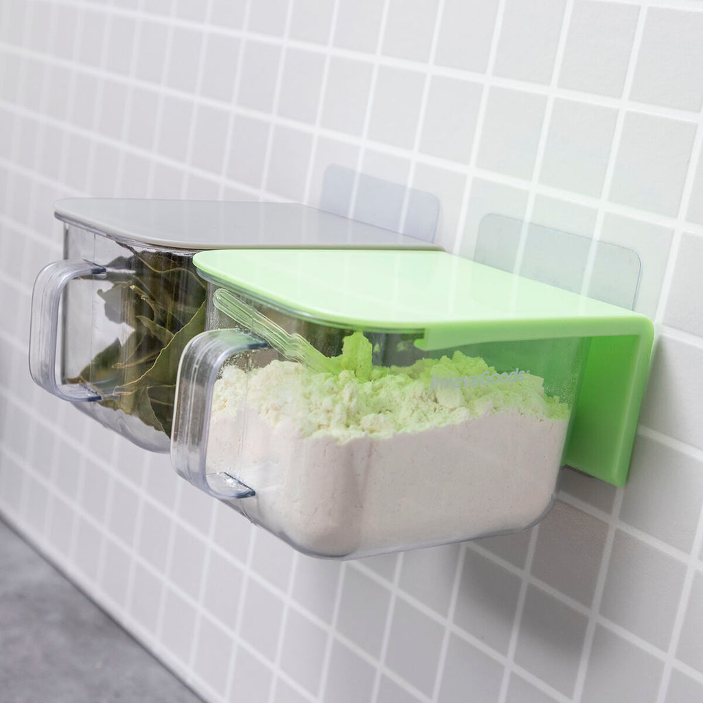 Récipients de Cuisine Adhésifs Amovibles Handstore - 2 Unités