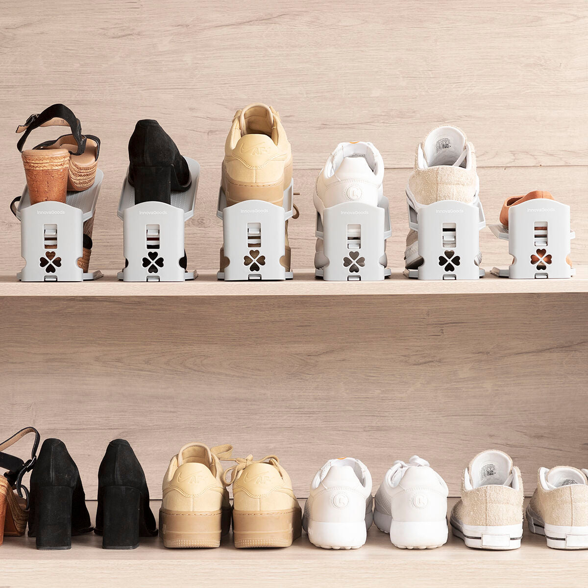 Range-Chaussures Réglable Sholzzer - 6 Unités