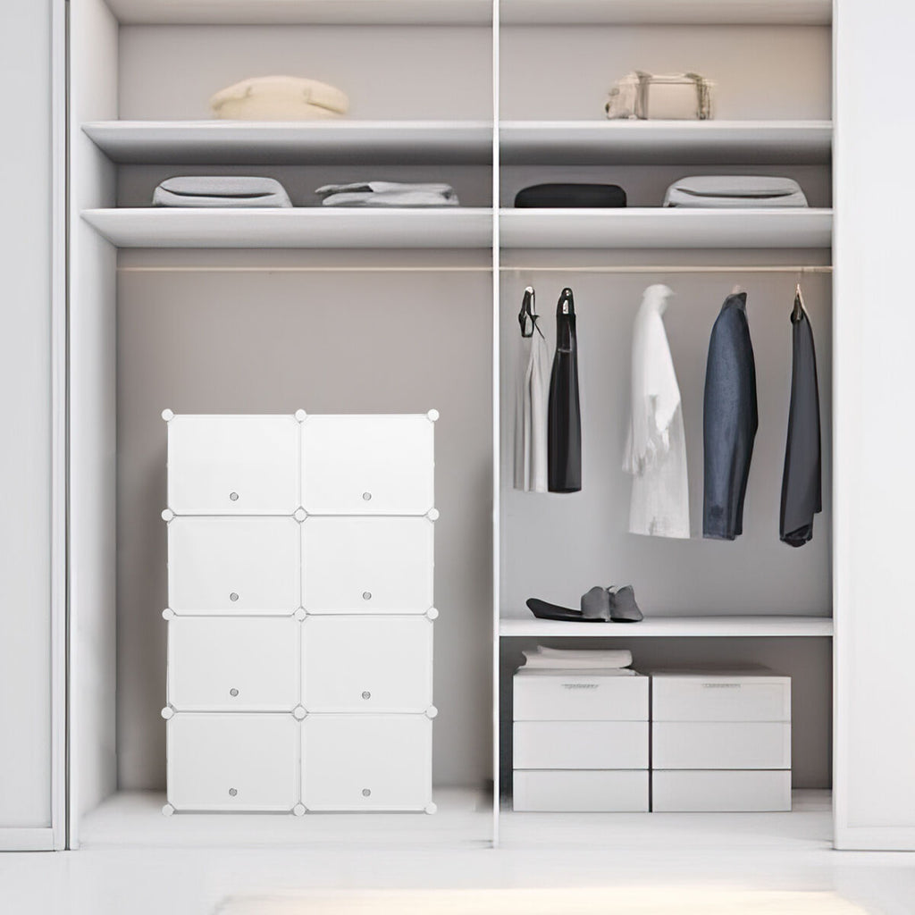 Range-Chaussures Modulaire Portable — Jusqu'à 36 Paires, Portes Ventilées