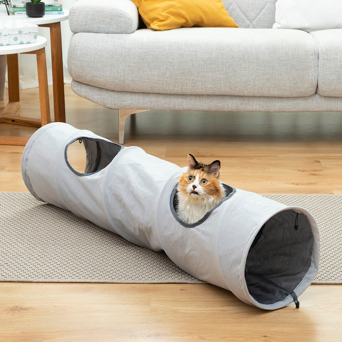Tunnel de jeu pliable pour chat